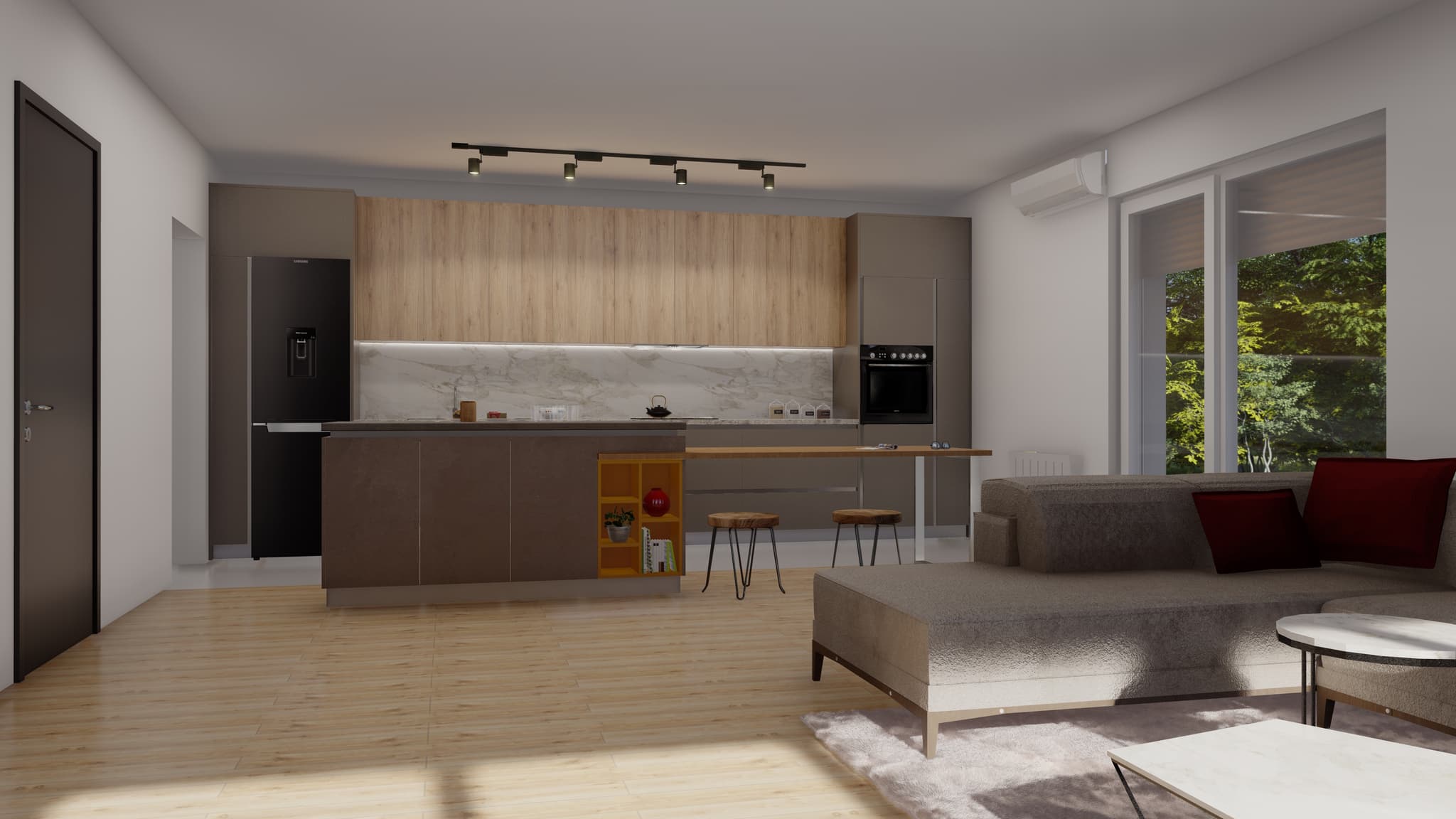 Modern Eat-In Kitchen