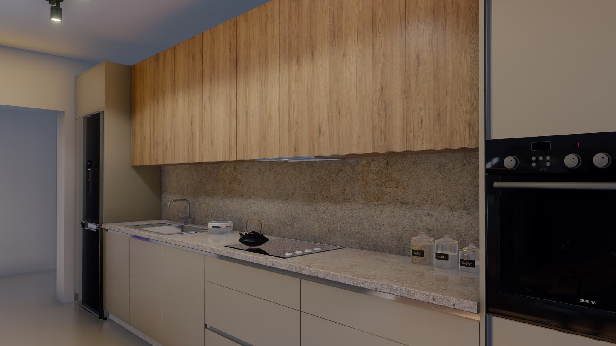 Modern Eat-In Kitchen
