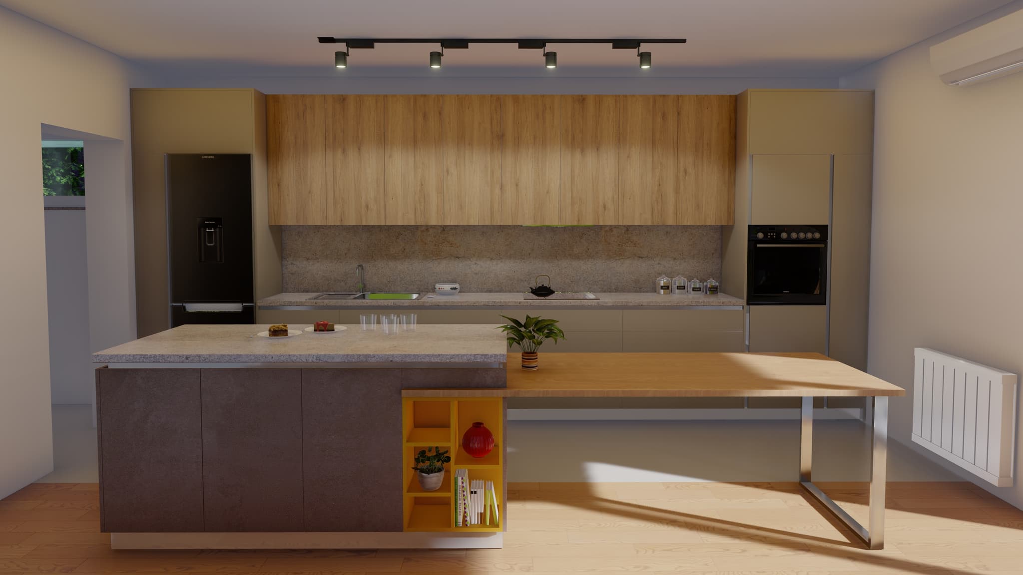 Modern Eat-In Kitchen