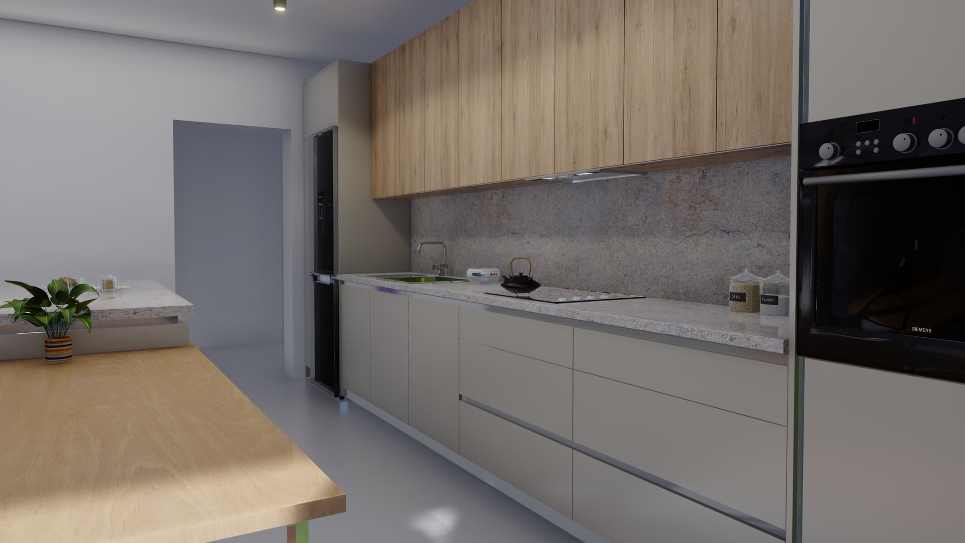 Modern Eat-In Kitchen