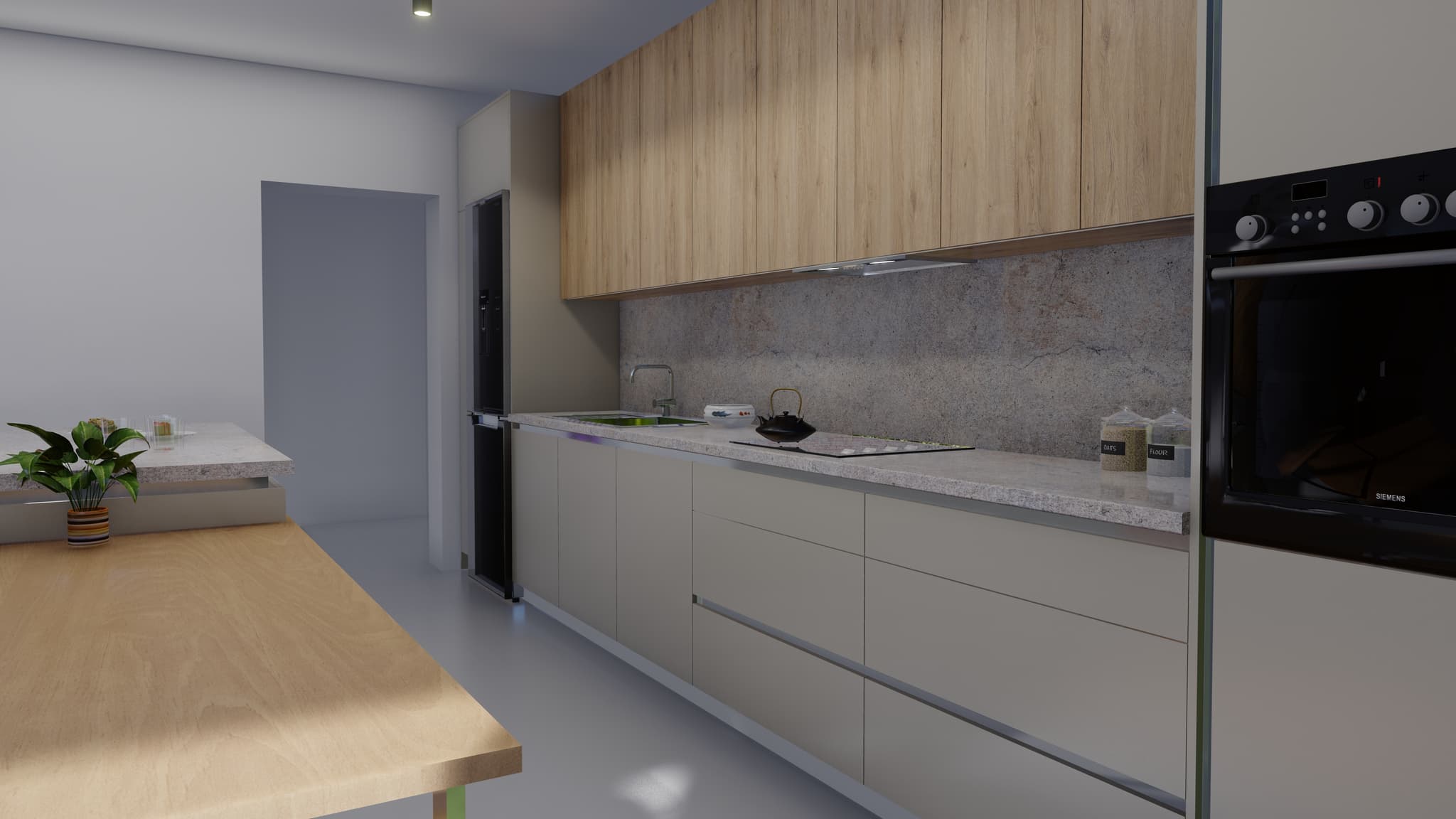 Modern Eat-In Kitchen