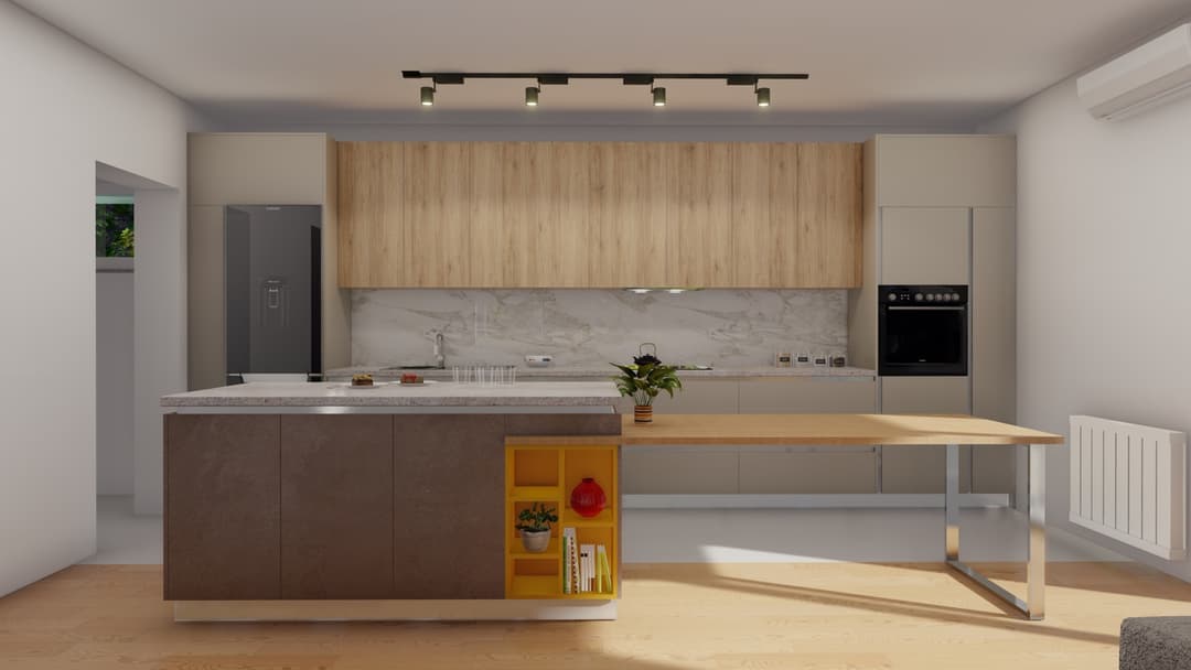 Modern Eat-In Kitchen