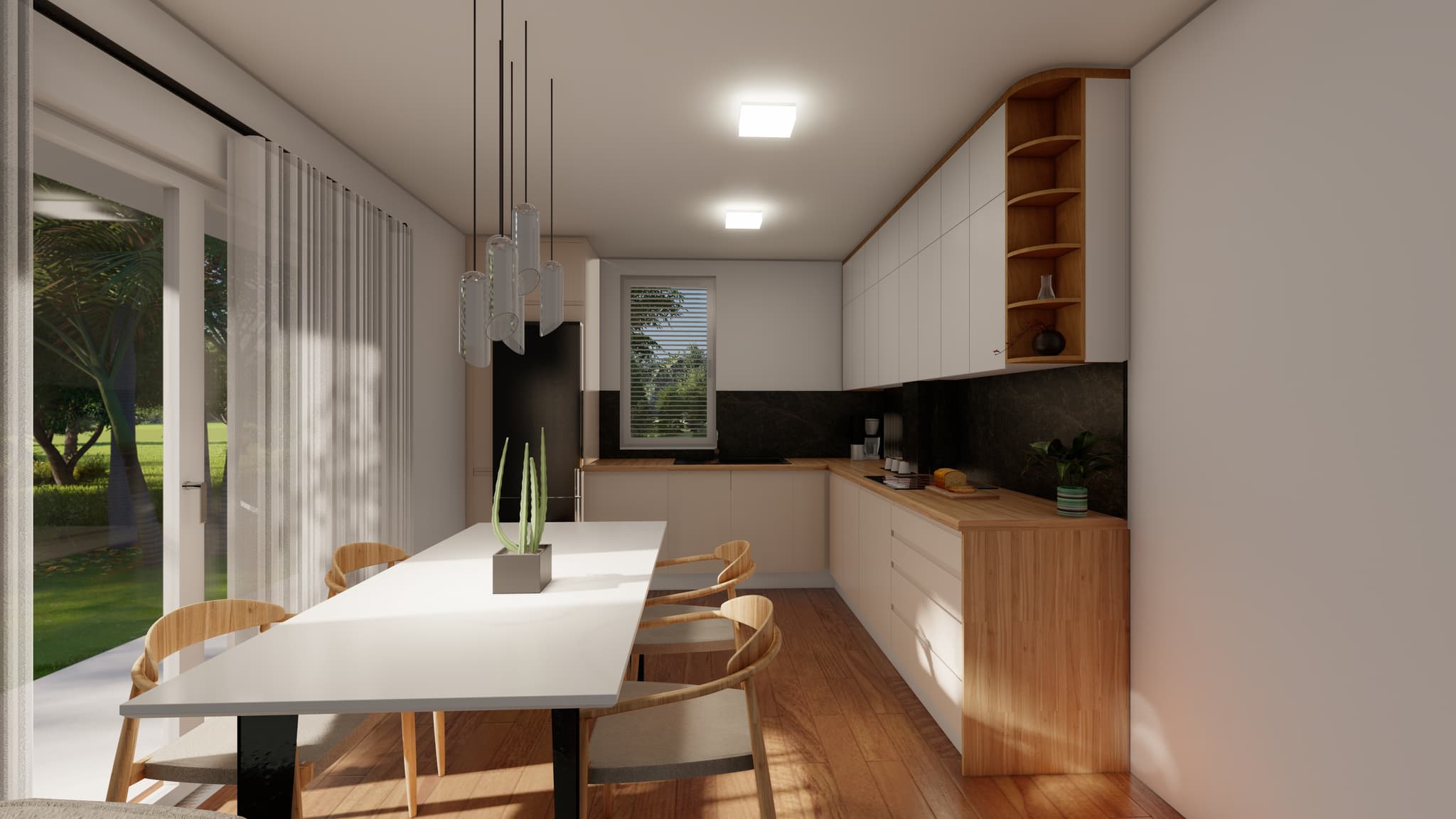 Practical Modern Kitchen