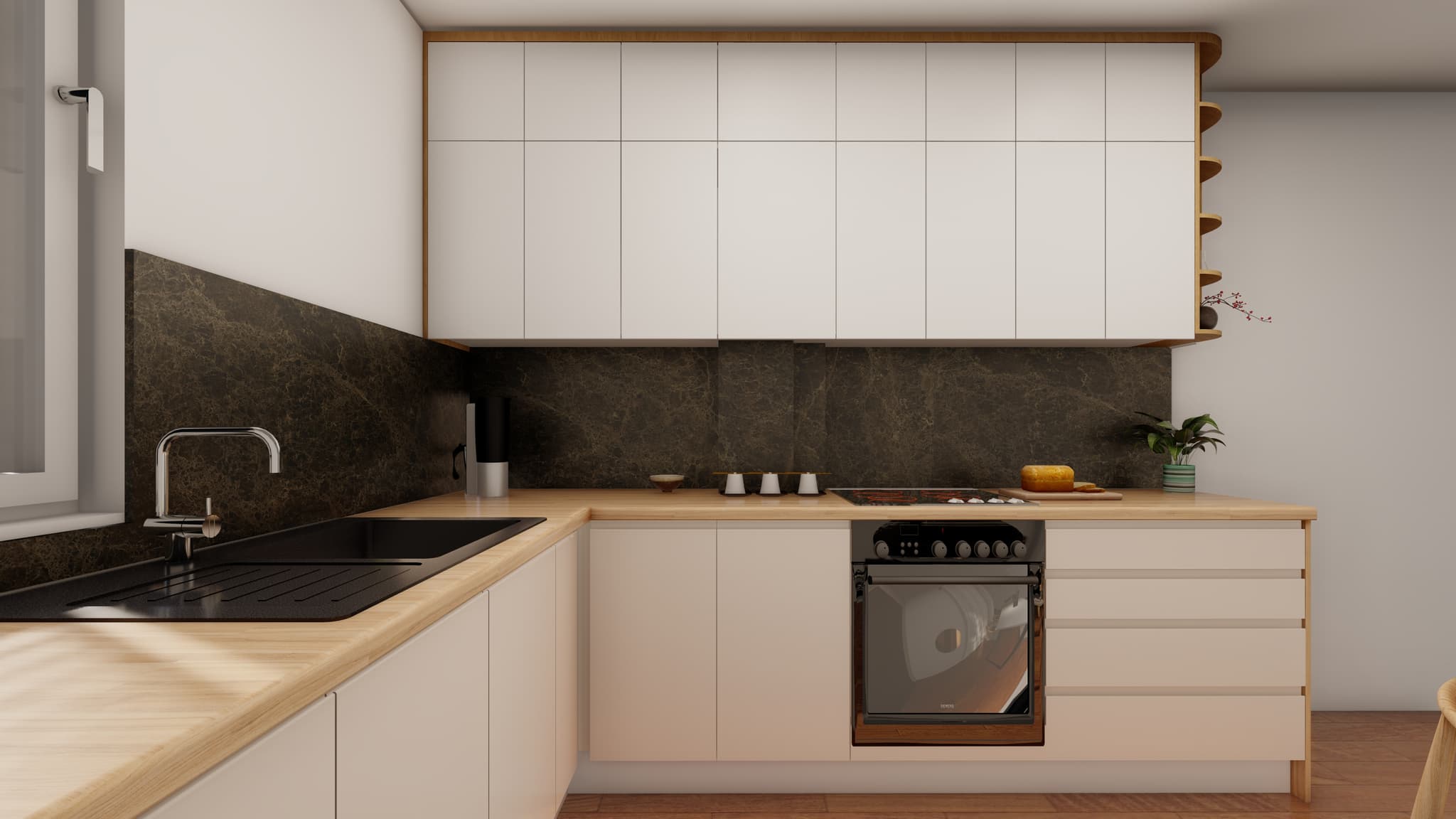 Practical Modern Kitchen