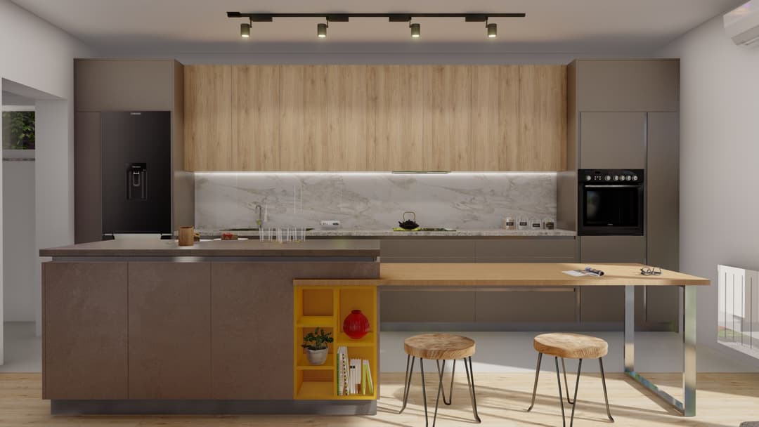 Modern Eat-In Kitchen
