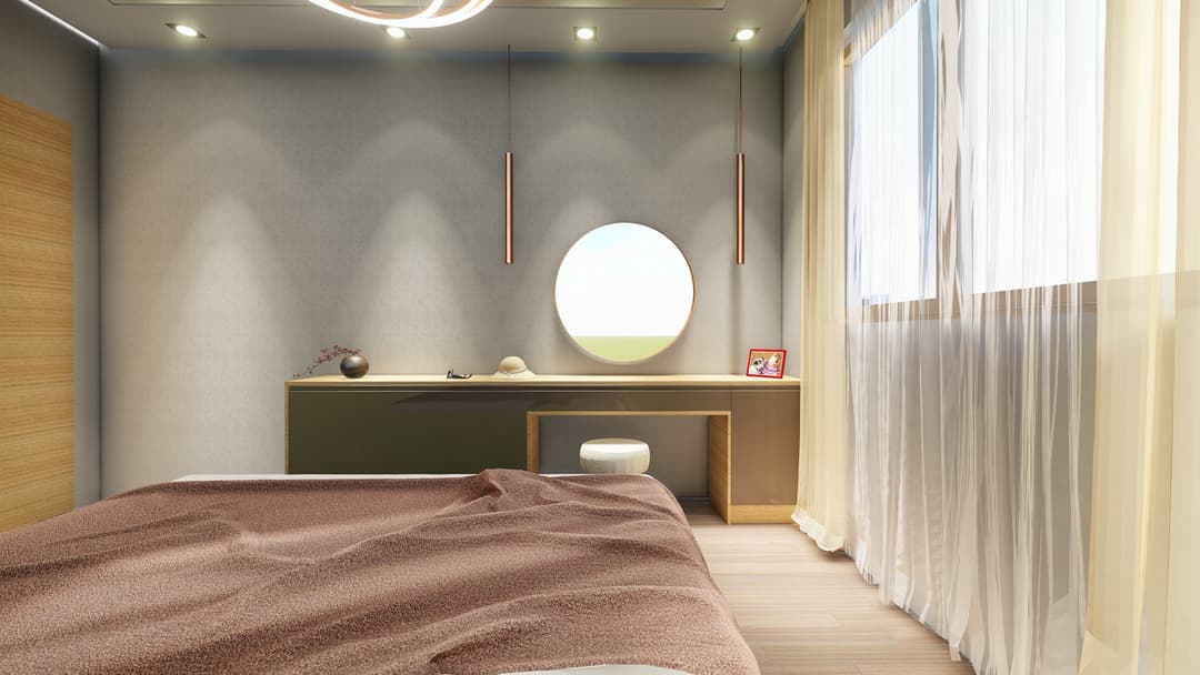 Cozy Bedroom with Walk-In Closet